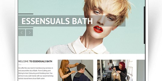 essensuals bath website