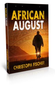 African August book cover design