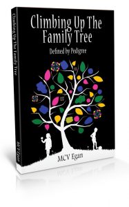 climbing up the family tree - book cover design